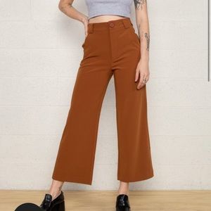 Ethically made Crop Pants Wide Leg high waisted